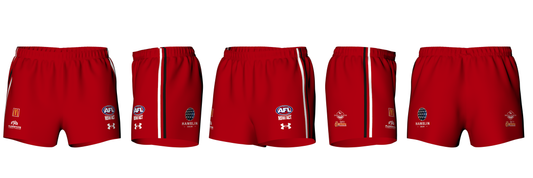 2026 Senior Playing Shorts - Black & Red Available