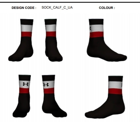 Senior Playing Socks
